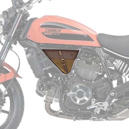 Sac moto chassis marron - sac,
