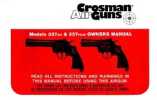 Crosman Model 357 Owners Manual