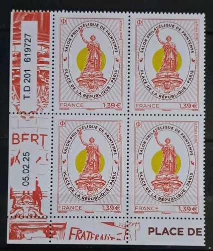 France coin daté timbre - france, n°