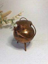 Mini Copper Cauldron with Lid