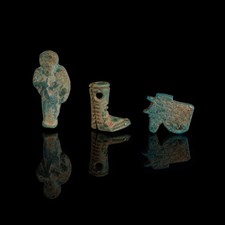 Late Period Egyptian Faience Amulets