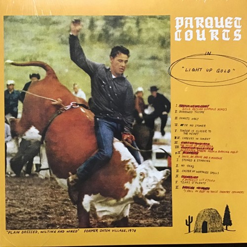 Parquet courts light gold - gold,
