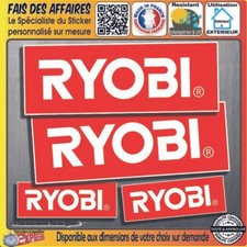 lot 4 STICKERS autocollant