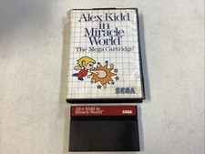 Alex Kidd in Miracle World (Sega Master, 1986) No Manual Hang Tab Tested