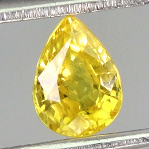 Saphir jaune naturel chauffé - jaune,