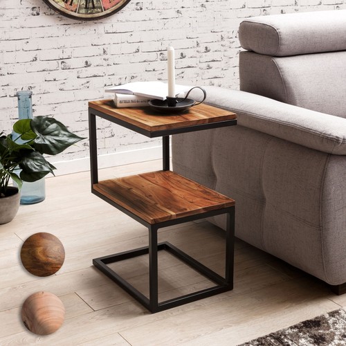 Finebuy table appoint bois - d'appoint,