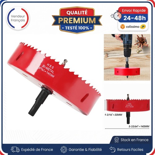 Scie cloche métal m42 hss - bi-métal,
