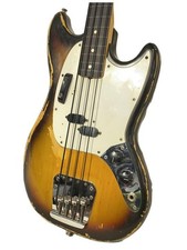 Fender◆MUSTANG BASS/Mustang bass/Body only/Mid 1970s/Fretless/Sunburst