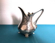 Crémier ART NOUVEAU métal argenté WMF pot à lait Pichet Service café Jugendstil