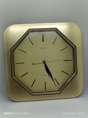 Seiko horloge murale - , dorée