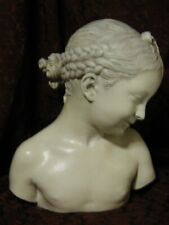 Sculpture, bust girl "la laugheuse de Pigalle" - 32 cm - stucco plaster decoration