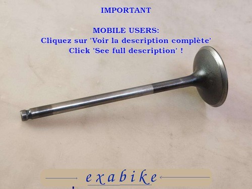 Soupape admission pour - soupape,