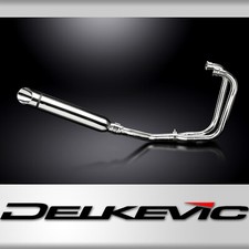 Honda CB500T 1975-1976 Echappement 2-1 Silencieux 410mm Coupe Oblique