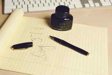 Stylo plume Quink 30 ml encre