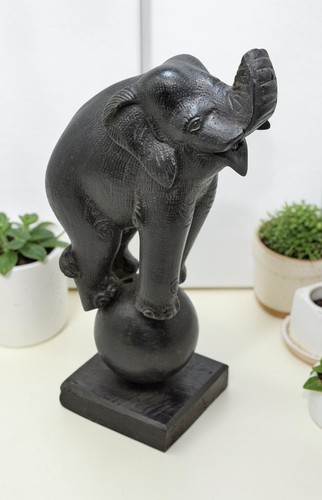 Antique bois éléphant - antique, en