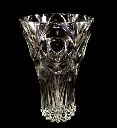 Vase cristal moulé - vase, décor