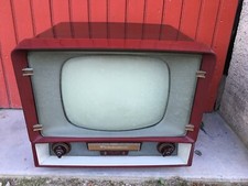 ANCIENNE ET RARE TELEVISION TELEVISEUR RADIOLA ANNEES 50