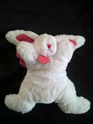 Doudou compagnie lapin blanc - compagnie,
