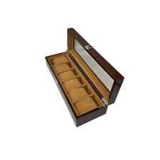 Boite à montre en bois 6 emplacements So Time