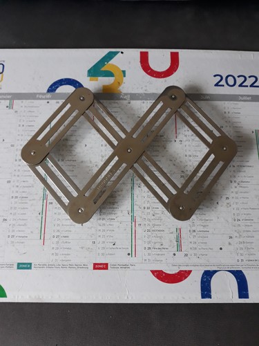 Dessous plat inox pliant - de,
