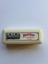 Vintage Hohner Marine Band Harmonica In Case  No. 1896  Key E   NEW
