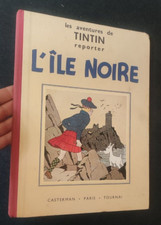 L'ILE NOIRE LES AVENTURES DE TINTIN REPORTER