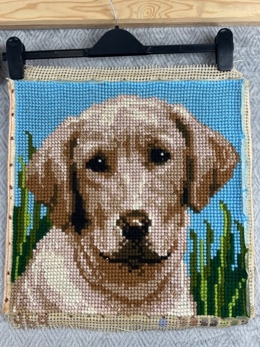 Tapisserie canevas labrador - tapisserie,