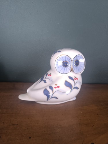 Chouette fine porcelaine - chouette, en