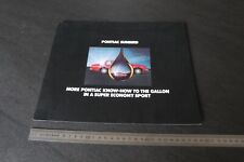(MN5/D) Brochure PONTIAC SUNBIRD