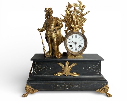 Ancienne pendule marbre - , et