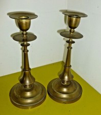 Bougeoirs ancien en laiton.