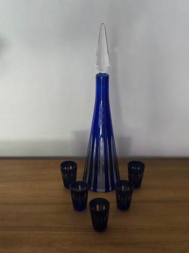 Carafe cristal taillé - , st