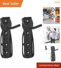 Support de Vélo Mural Noir -