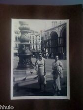 A971 Original Photograph Venice Italy Leopard Pillar Antique Photo