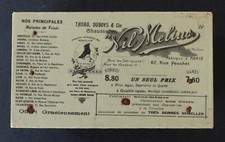 THUAU DUBOYS & Cie Nil Melius Shoes Advertising Blotter Stamp