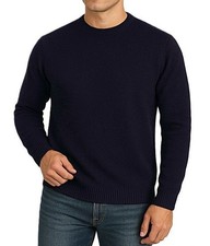Pull homme col rond 100%