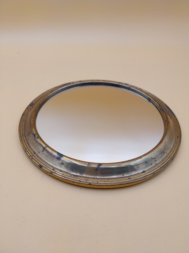 Plateau miroir laiton - plateau, en