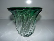 ancien vase cristal val saint