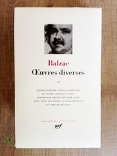 Balzac Oeuvres Diverses Tome 2