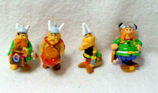 4 KINDER SURPRISE FIGURE ASTERIX GESELAMBIX ABRARACOURCIX ASTERIX RED BEARD