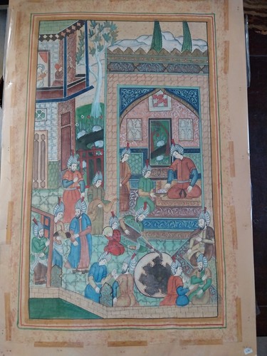 Peinture perse ancienne coran - perse,
