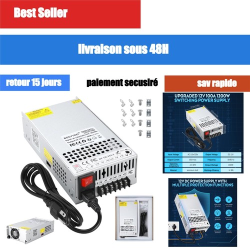 Alimentation 12v 100a - 12v, 1200w