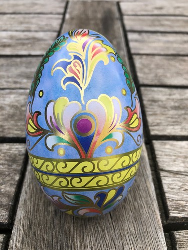 Boîte œuf vintage métal - boÎte,