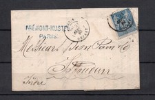 Enveloppe 1880 de VATAN à