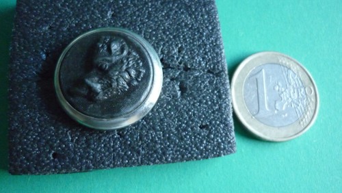 Ancien bouton venerie tete - ancien,