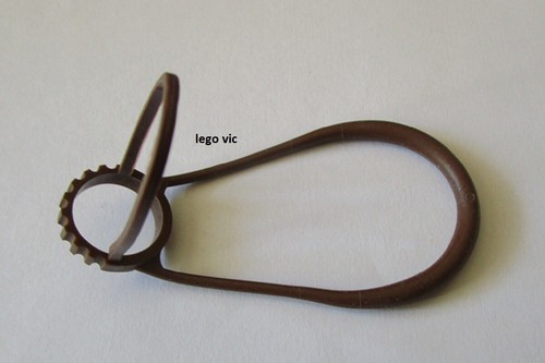 Lego 6204b horse bridle brown - 6204b,