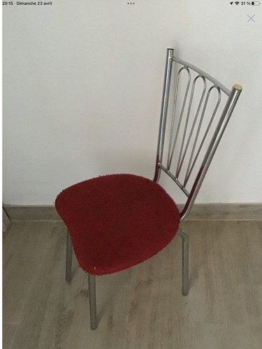 Chaise enfant vintage tissu - chaise,