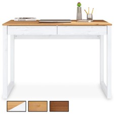 Bureau en bois avec 2 tiroirs