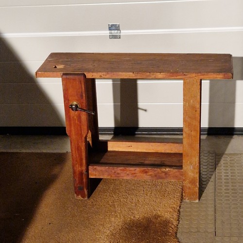 Petit établi ancien bois - petit, en