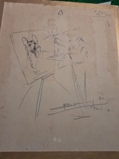 dessin ancien autoportrait